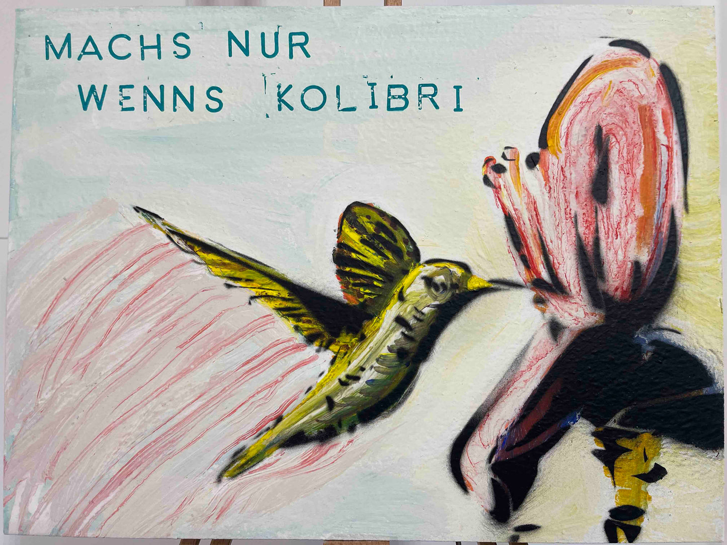 Machs nur wenns Kolibri Punk Tiere Original