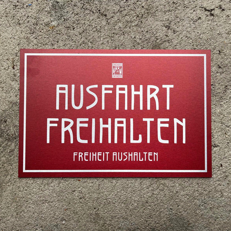 Schild Garage-Einfahrt freihalten (Gebraucht) in Zürich für CHF 40 Schild Garage-Einfahrt freihalten (Gebraucht) in Zürich für CHF 40