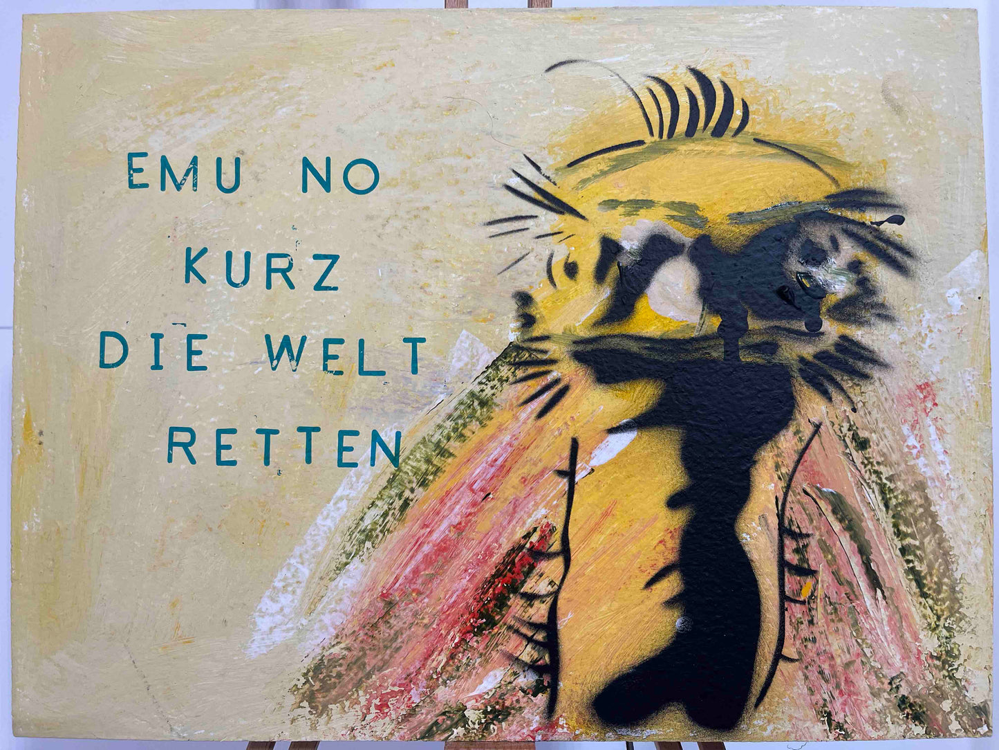 Emu nur kurz die Welt retten Punk Tiere Original