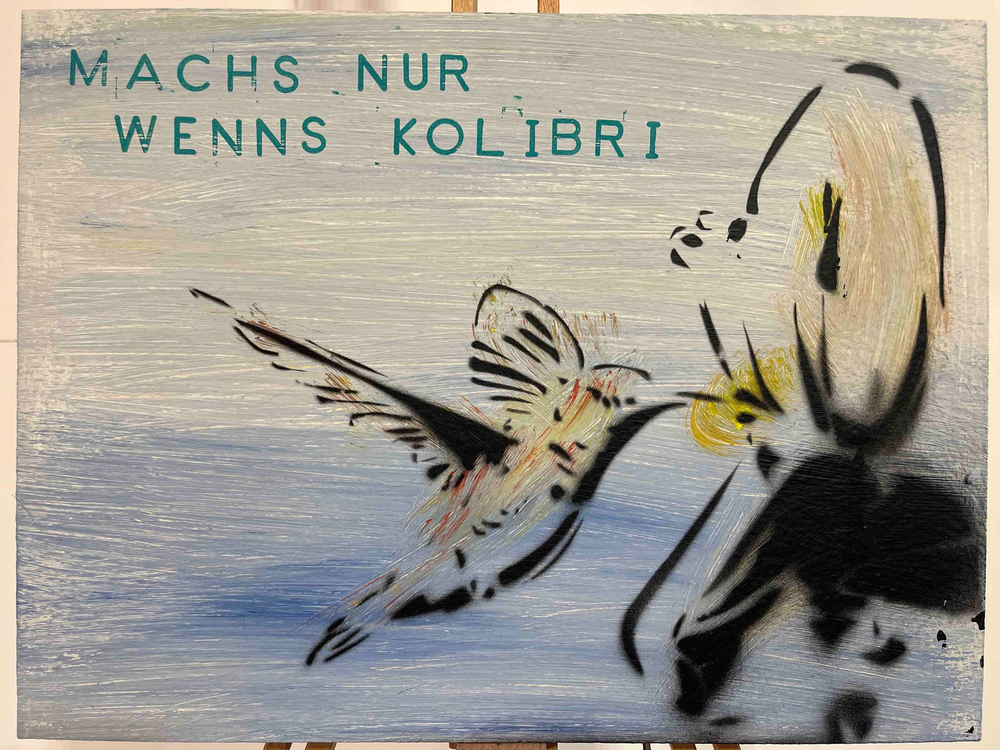 Machs nur wenns Kolibri Punk Tiere Original
