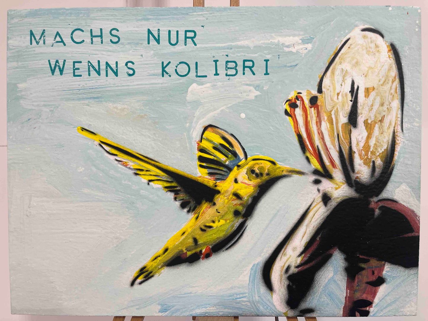 Machs nur wenns Kolibri Punk Tiere Original