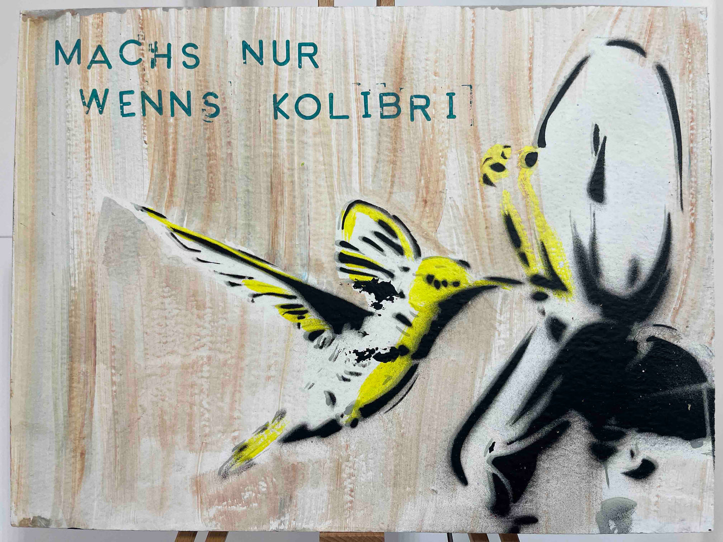 Machs nur wenns Kolibri Punk Tiere Original