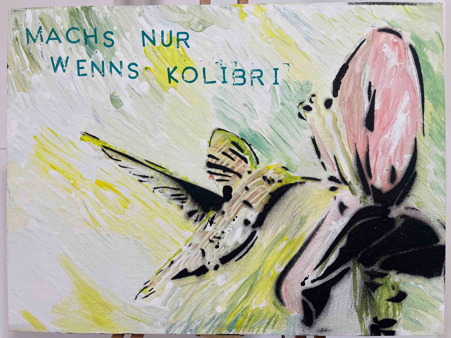 Machs nur wenns Kolibri Punk Tiere Original