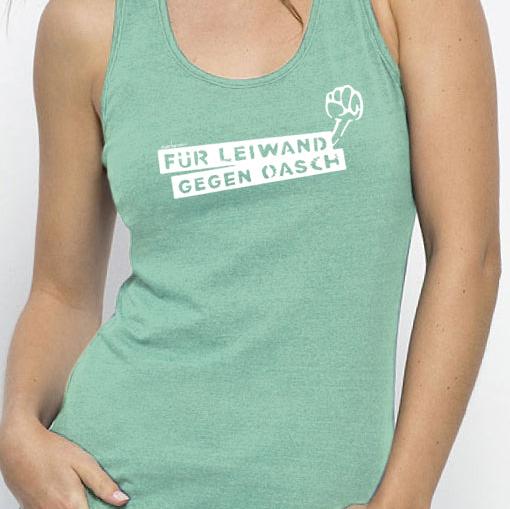 Für Leiwand gegen Oasch Damen Tanktop